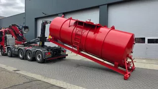 Zelfbouw Haakarm tankcontainer 20m3